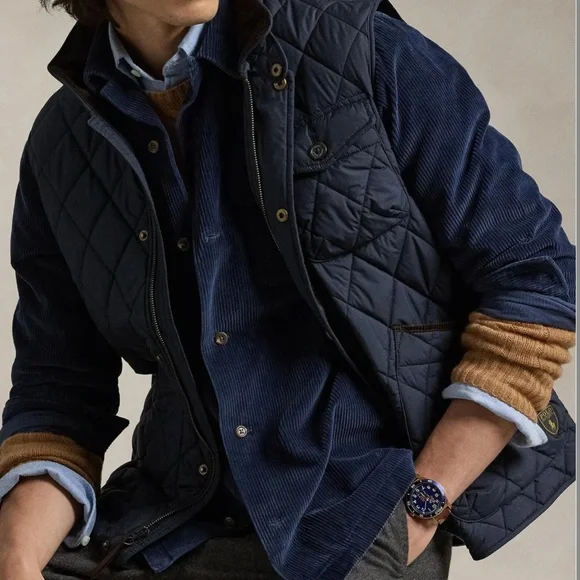 Polo Ralph Lauren Quilted Navy Vest